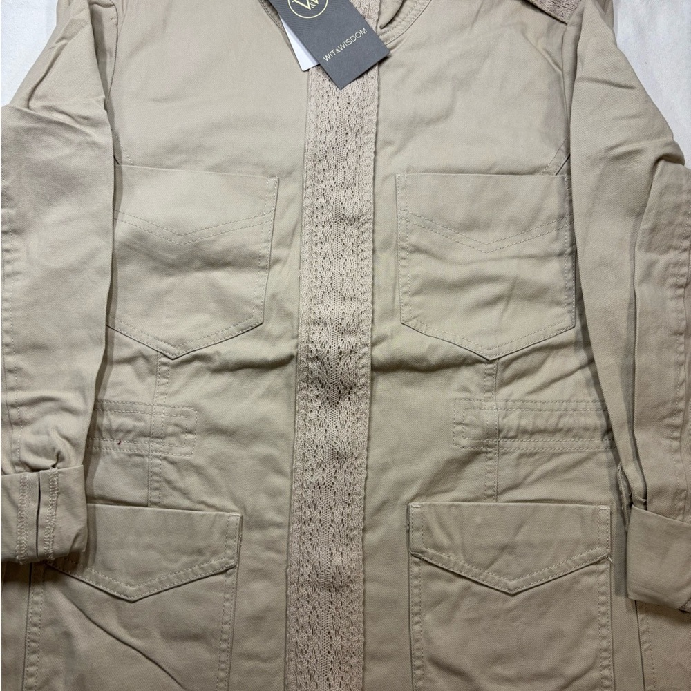 Wit & Wisdom Birch Lace-Trimmed Jacket